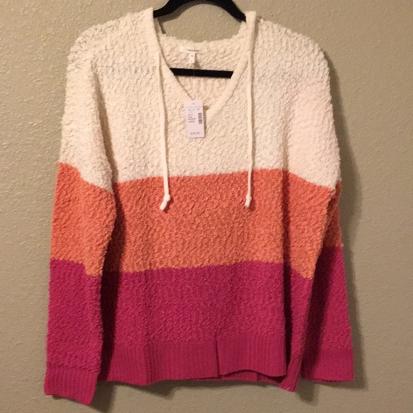 Maurices Sweaters - Maurice’s Colorblock Hooded Pullover Sweat…